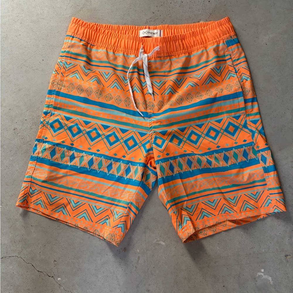 Departwest The Buckle Aztec Southwestern Board Shorts Size Small Swim Trunk